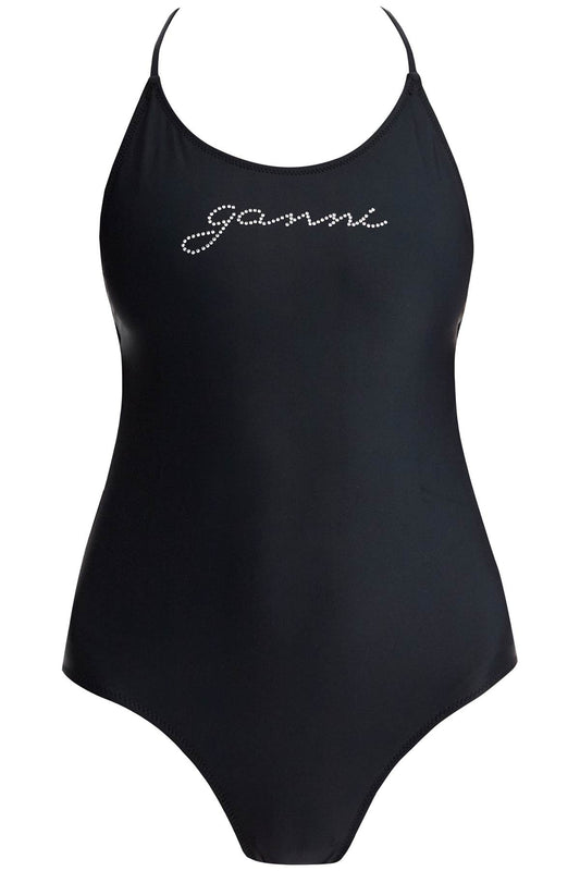 Ganni One-Piece Swimsuit With Logo