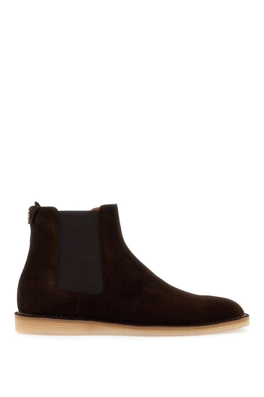 Dolce & Gabbana Suede Ankle Boots For