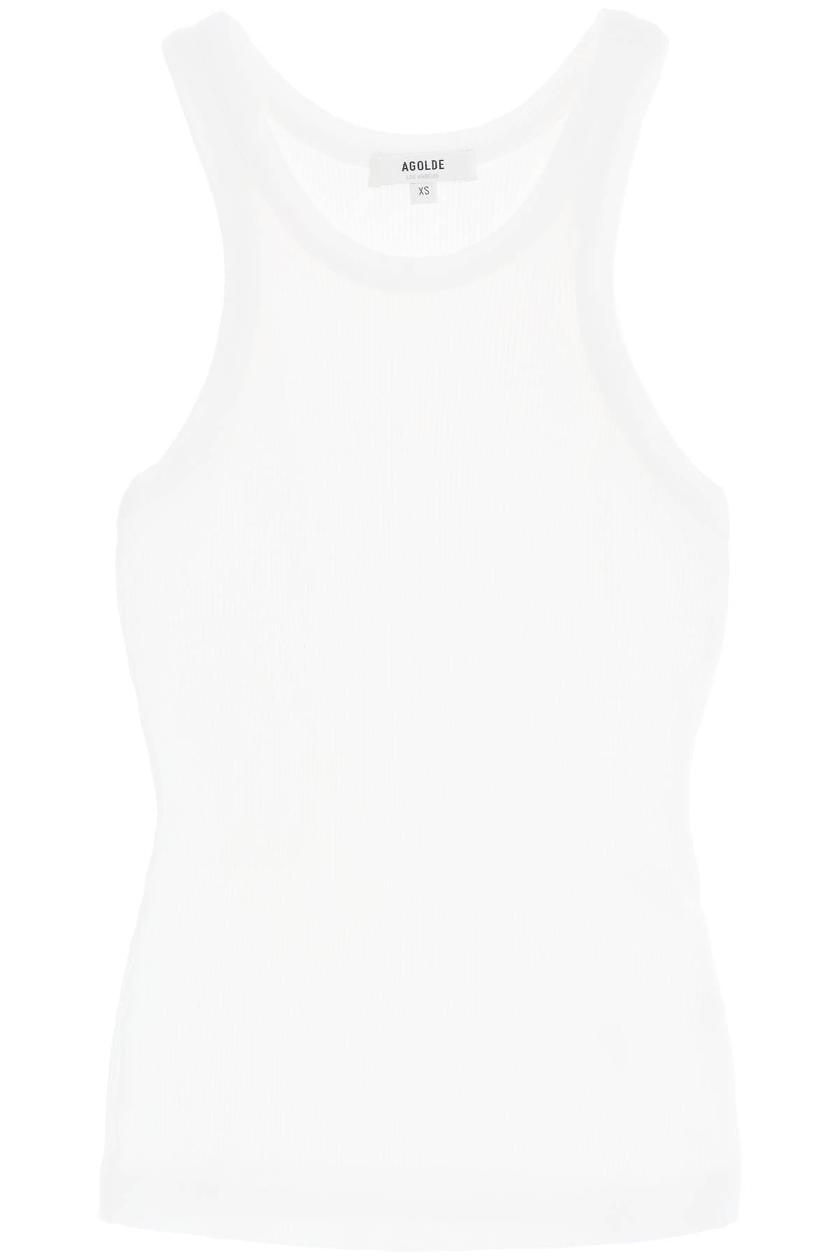 Agolde Ribbed Sleeveless Top B