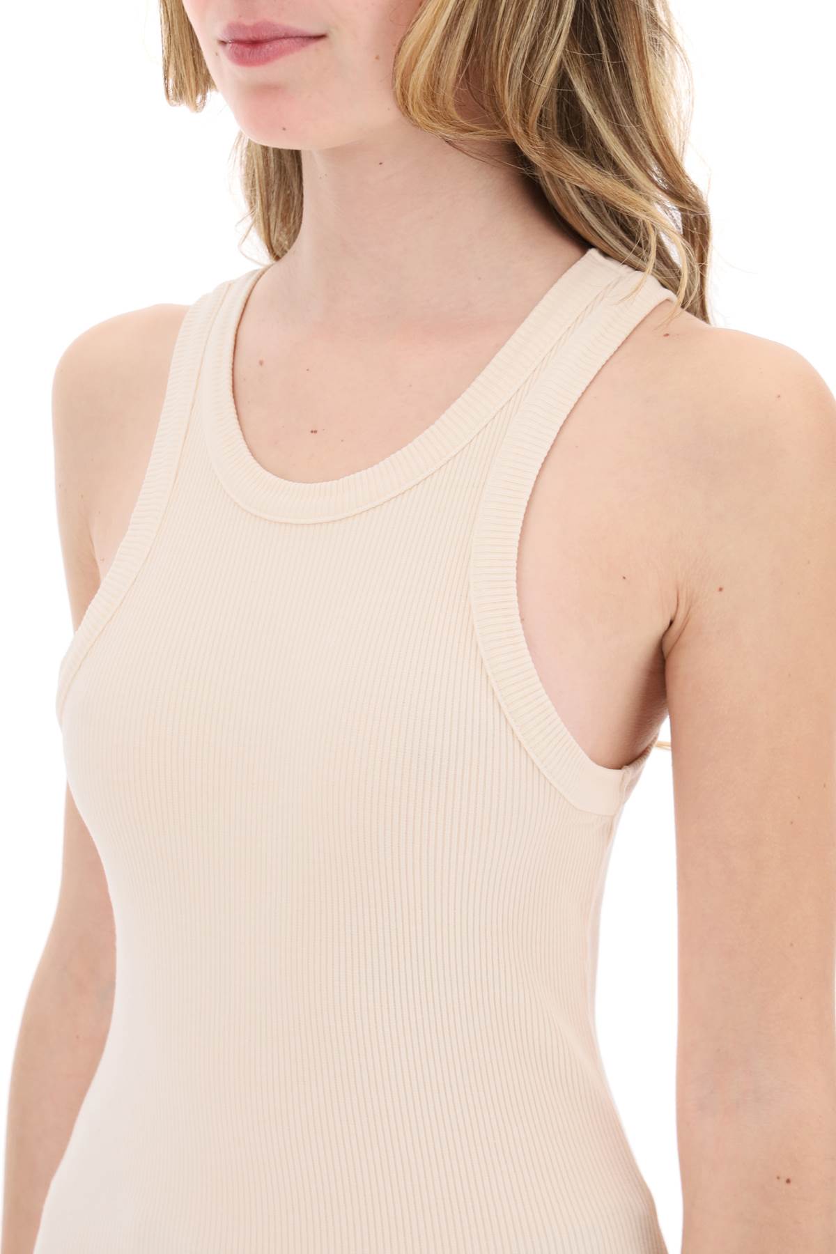 Agolde Ribbed Sleeveless Top B