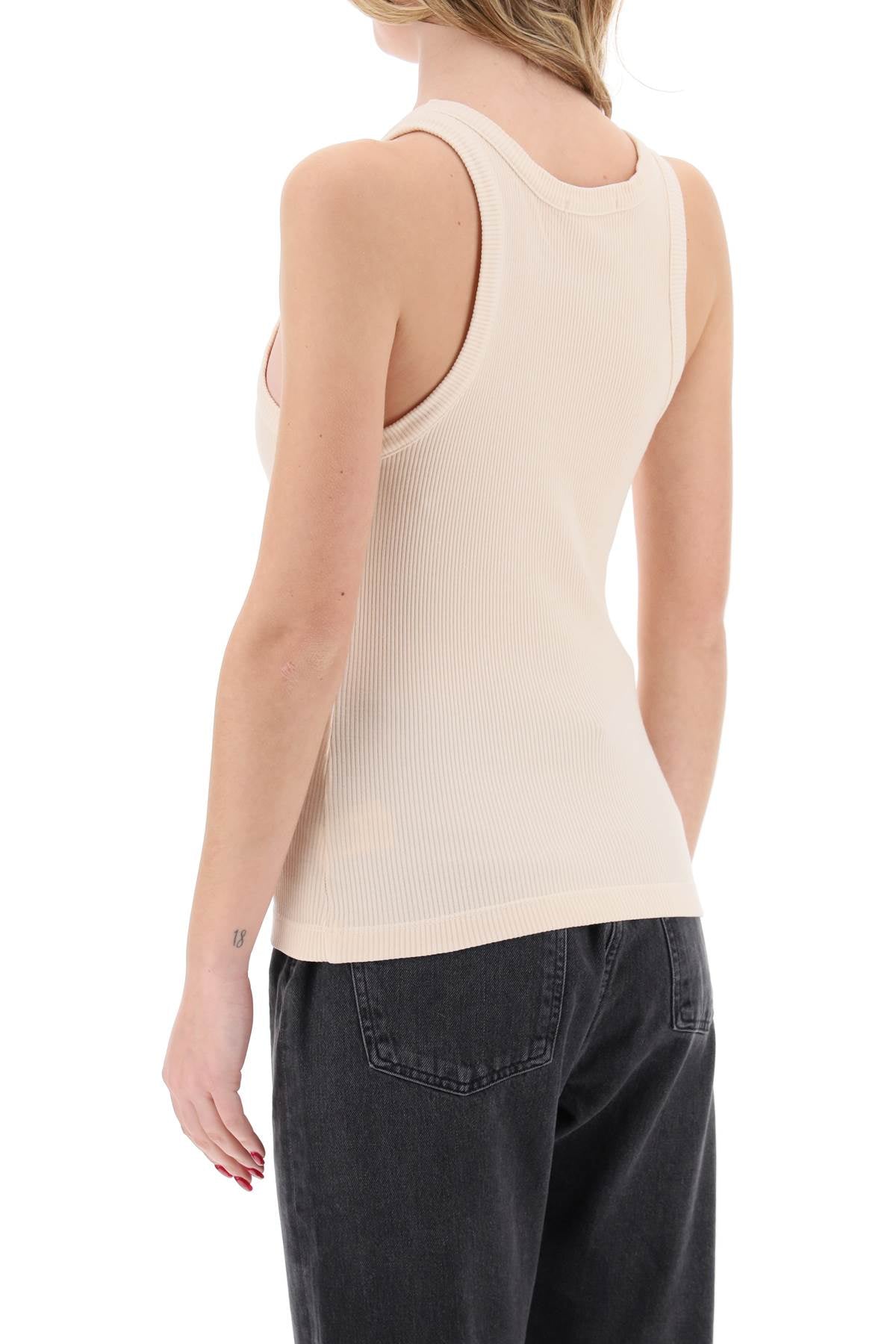 Agolde Ribbed Sleeveless Top B