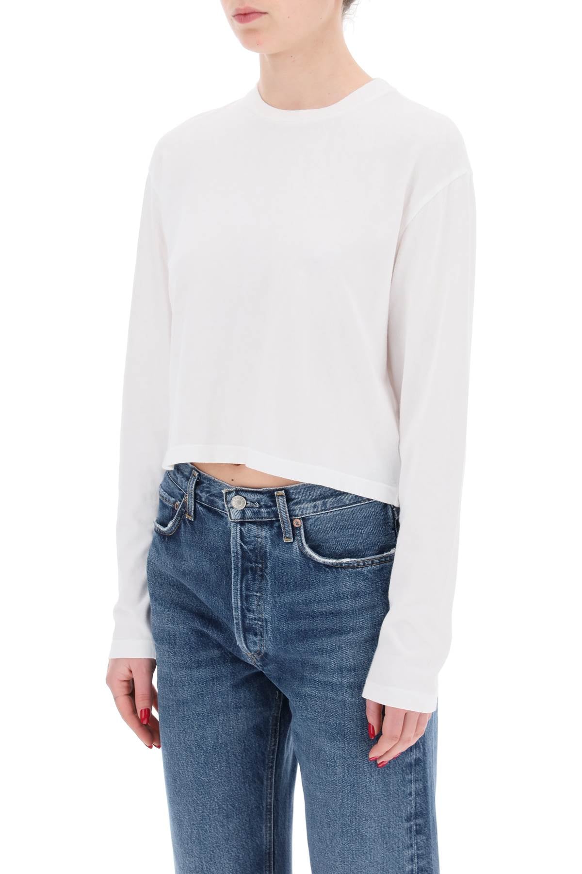 Agolde Cropped Long-Sleeved Mason T