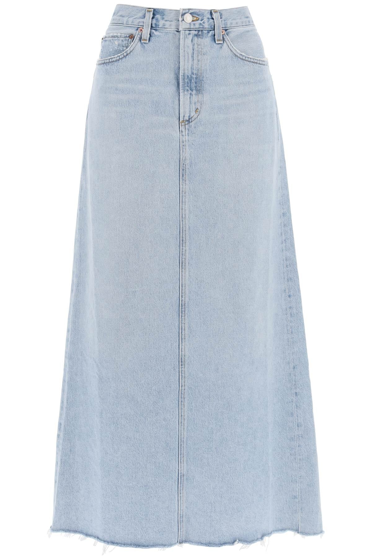 AGOLDE Maxi Gonna In Denim Hilla