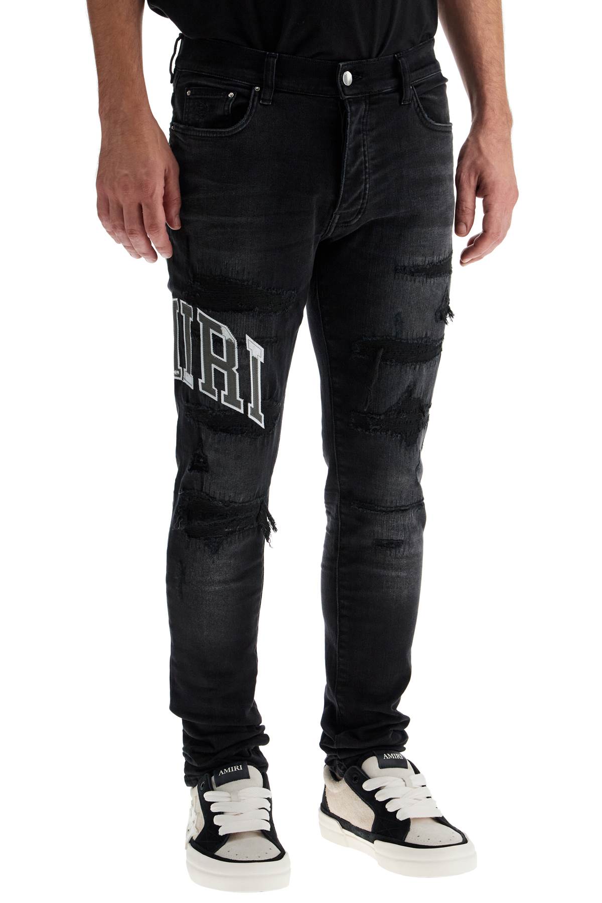 AMIRI Jeans Skinny Con Logo Varsity