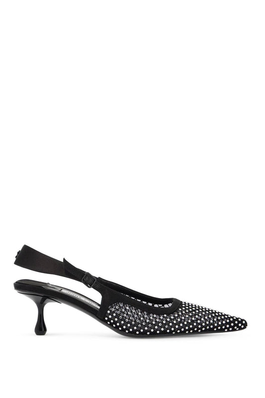 Jimmy Choo Mesh And Satin Slingback Amel 50 DCol