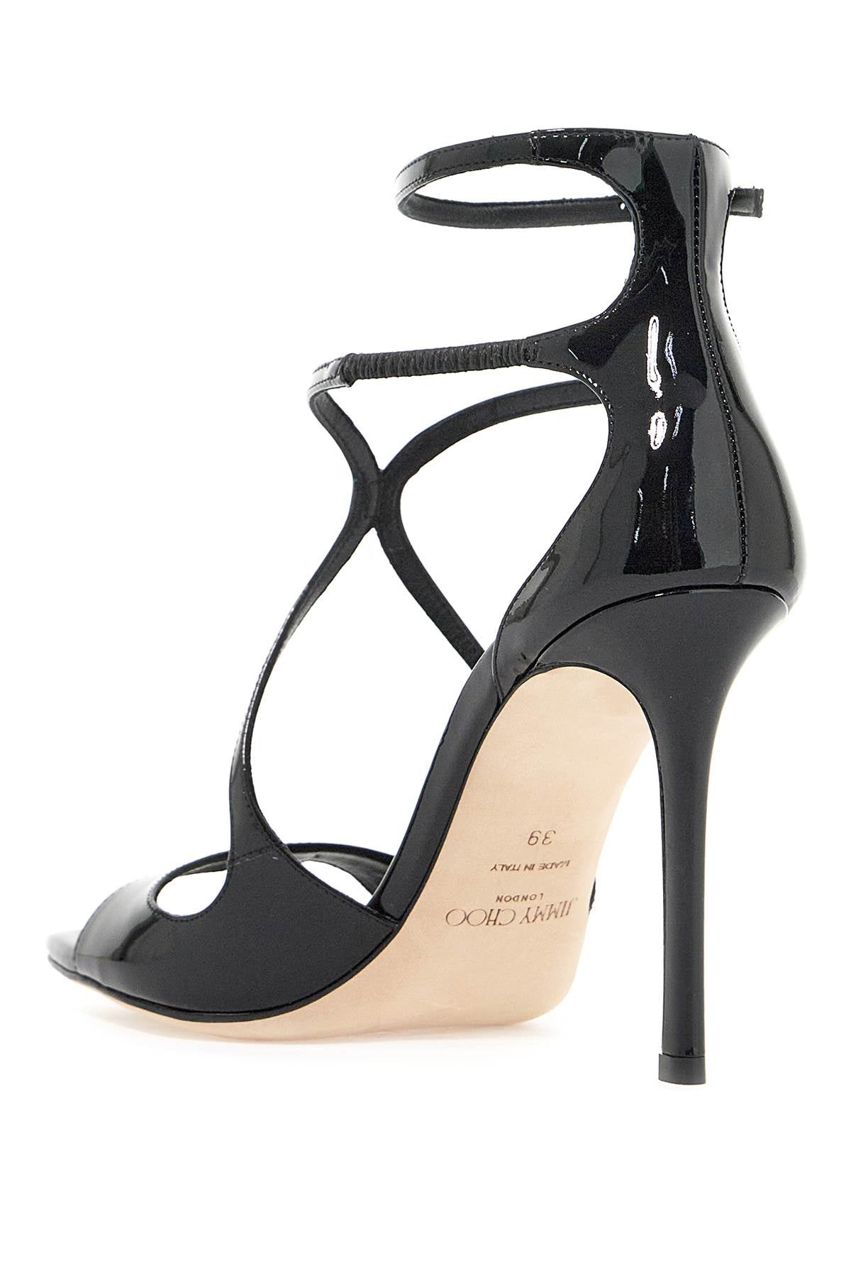 Jimmy Choo Patent Leather Azia 95 Sandals