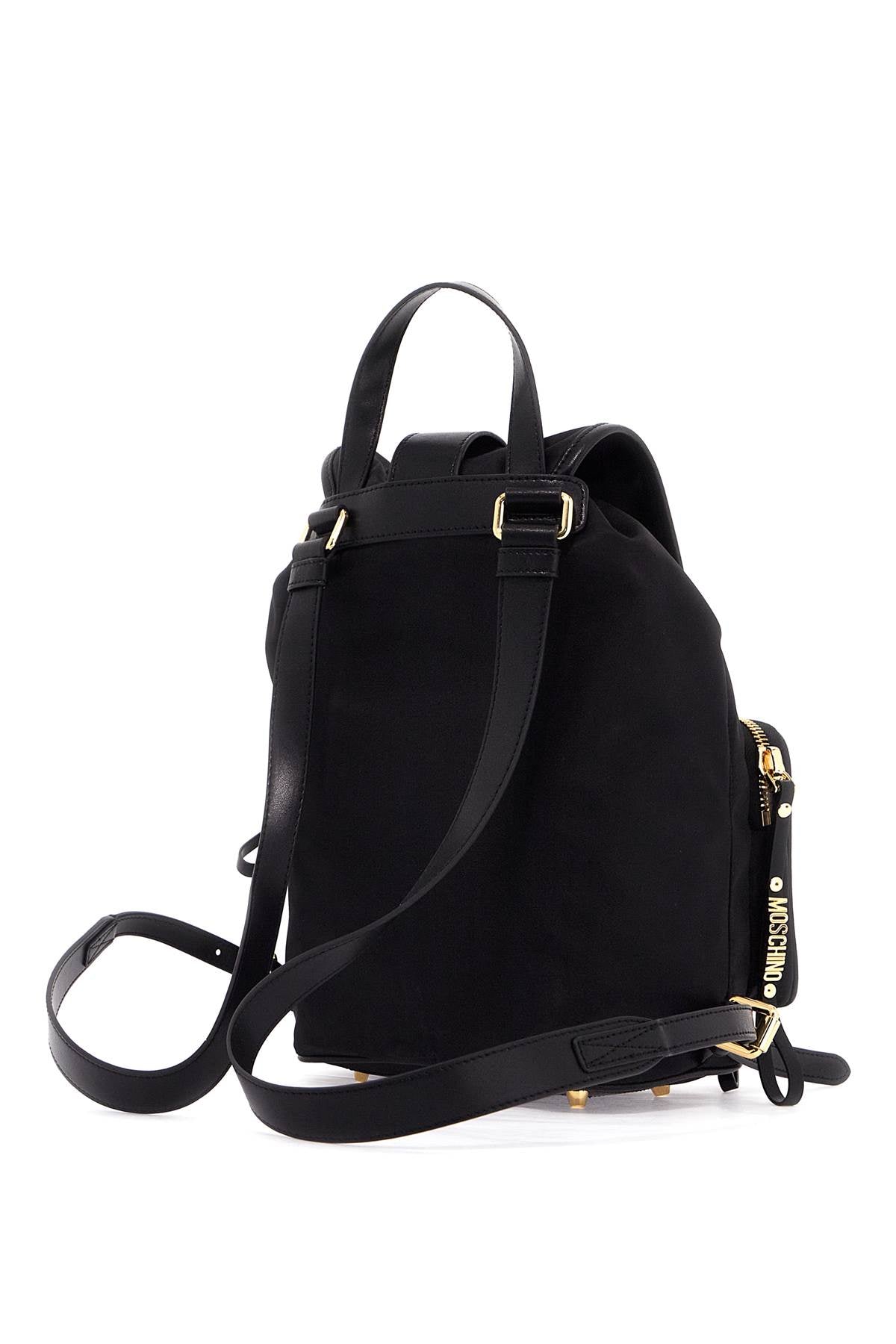 Moschino Backpack With Metal Lettering