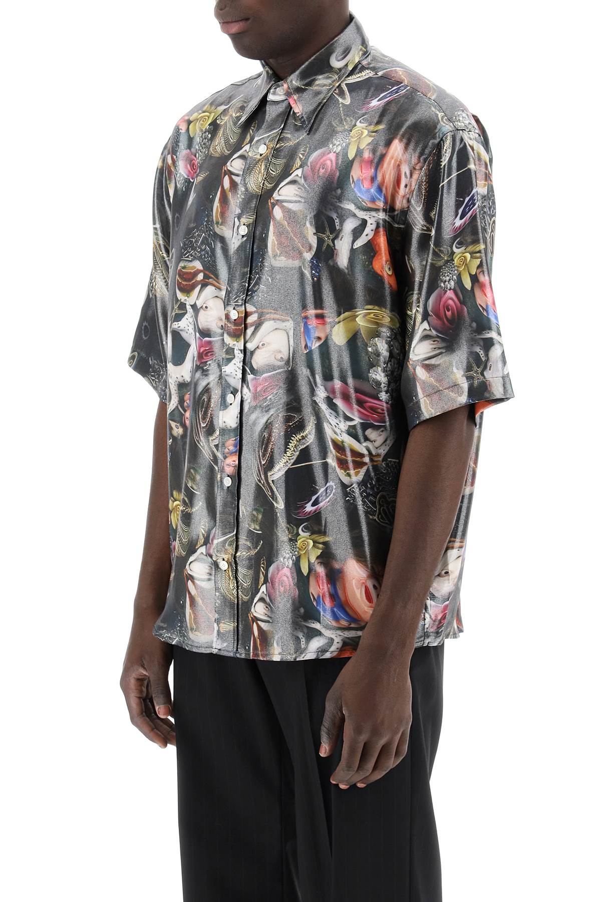 Acne Studios Short-Sleeved Shirt With Print For B. Sund