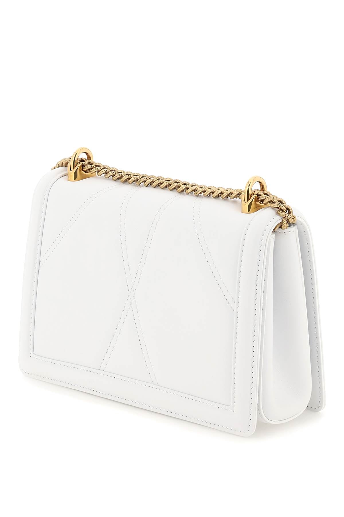 Dolce & Gabbana Medium Devotion Bag In Quilted Nappa Leather