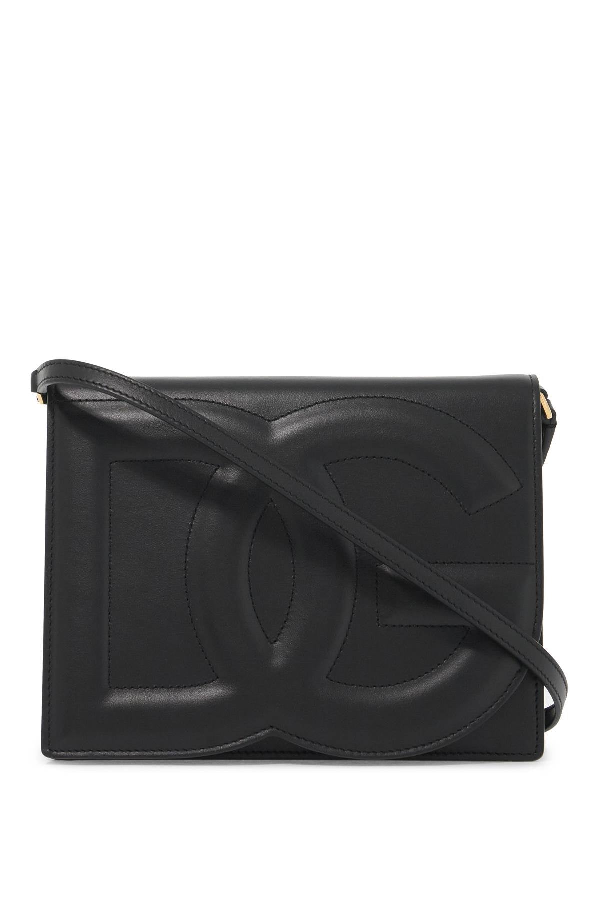 Dolce & Gabbana Leather Dg Logo Crossbody Bag