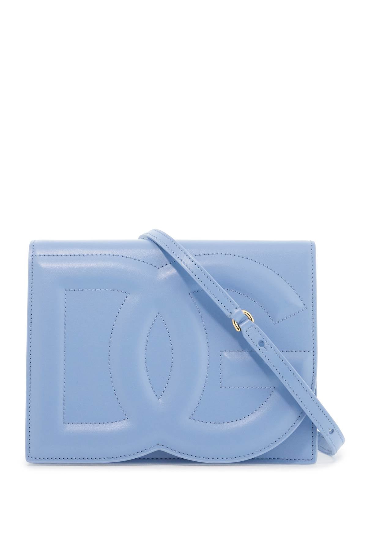 Dolce & Gabbana Leather Dg Logo Crossbody Bag