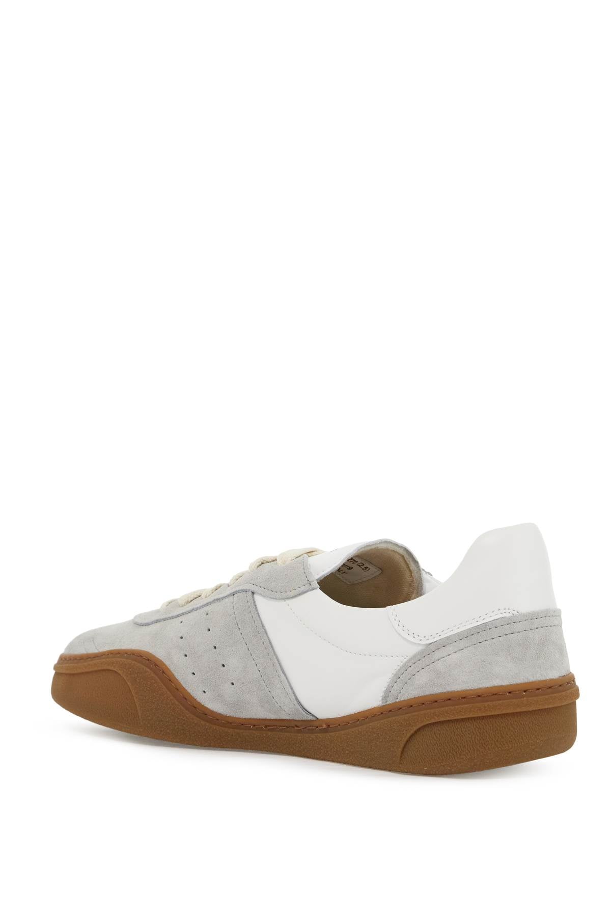 Acne Studios Nappa And Suede Leather Sneakers In