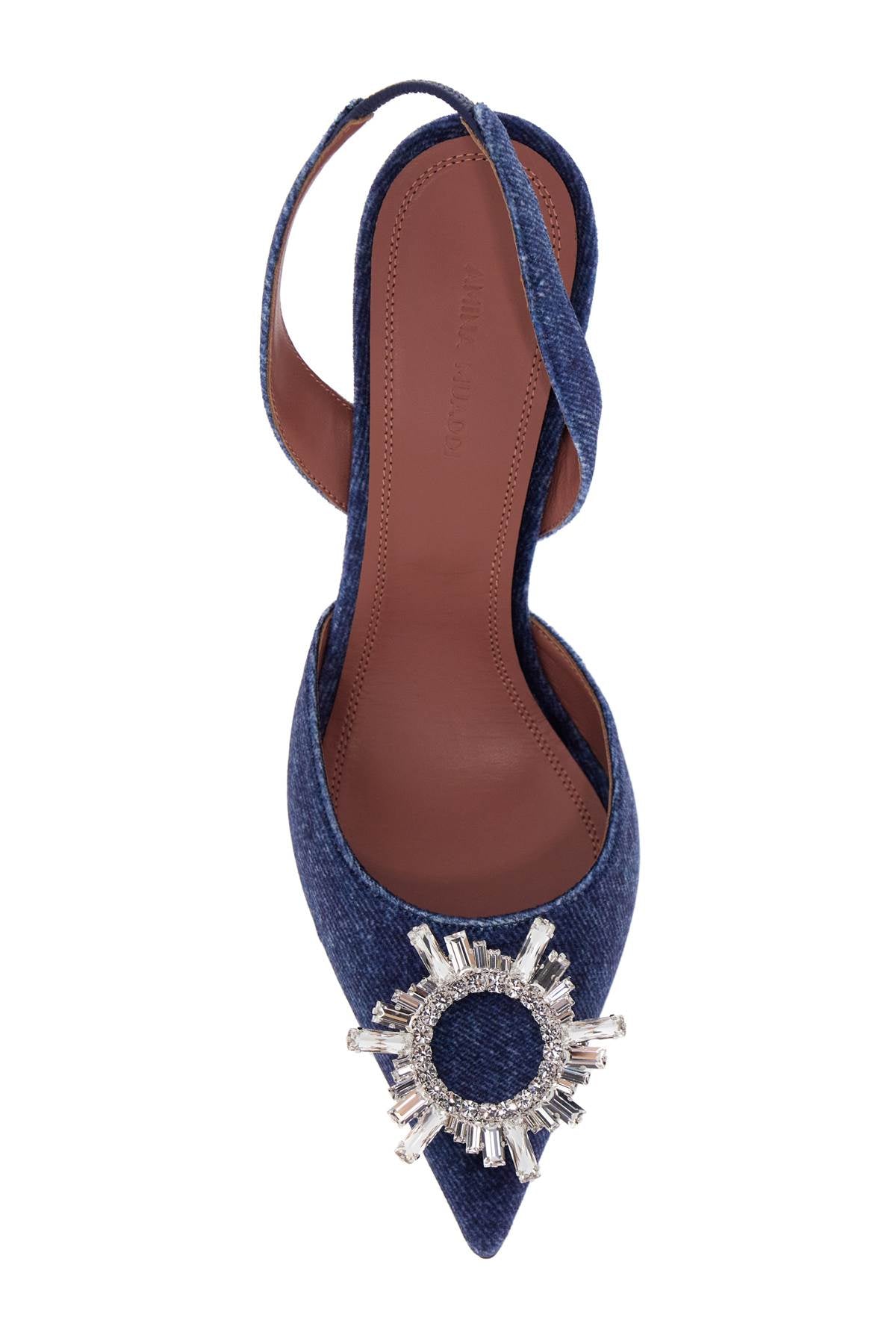 Amina Muaddi Velvet Slingback Beg