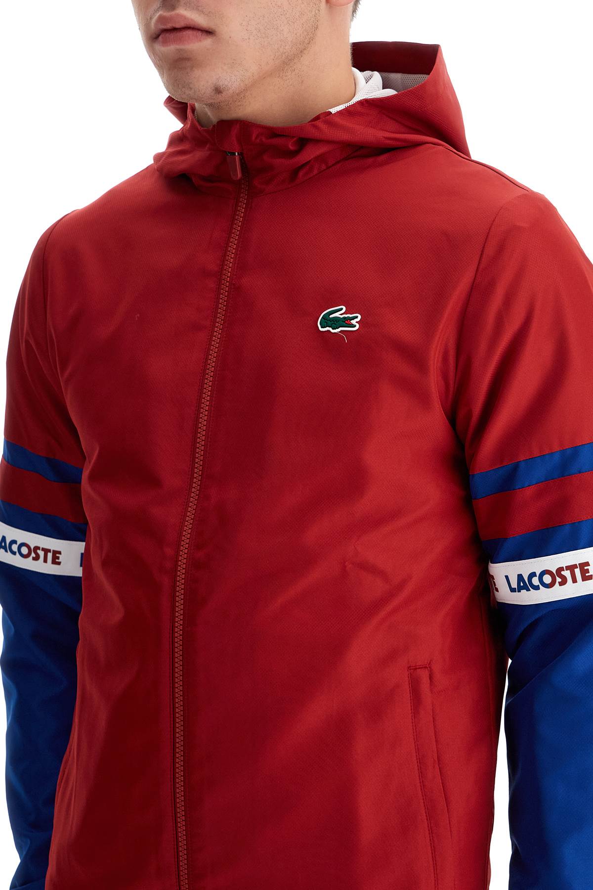 Lacoste Sporty Jacket With Contrasting Sleeves