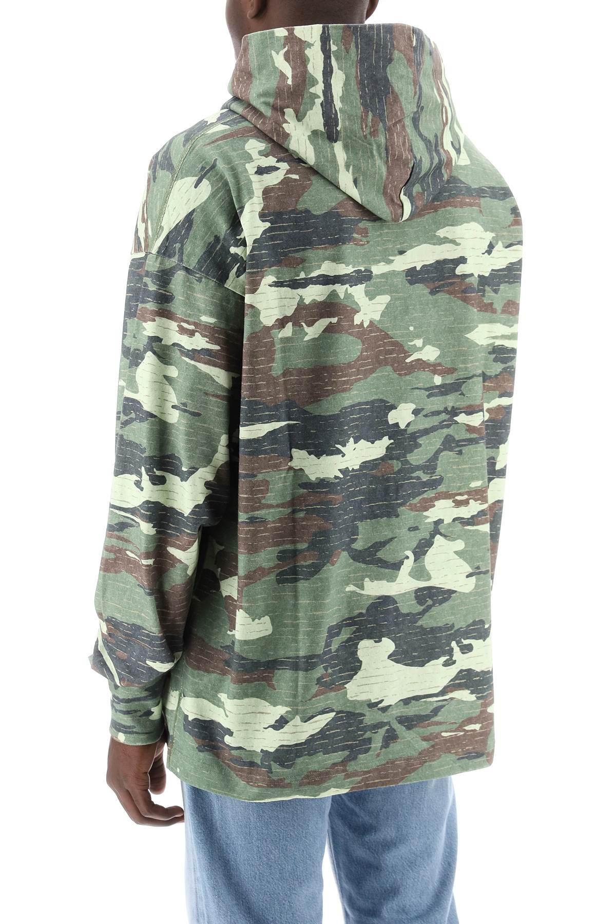 Acne Studios Camouflage Hoodie Sweatshirt With