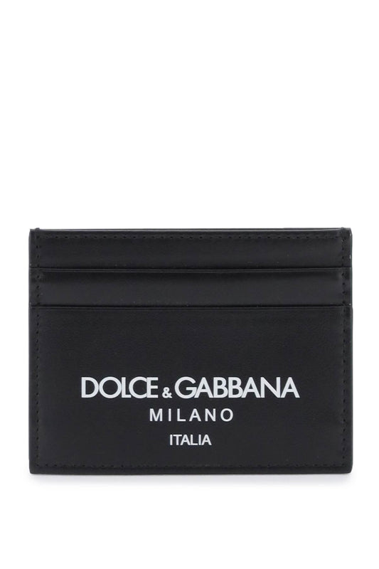 Dolce & Gabbana Logo Leather Cardholder