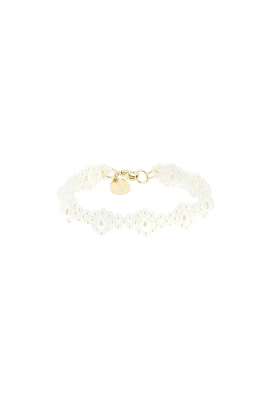 Simone Rocha Bracelet With Daisy-Shaped Beads