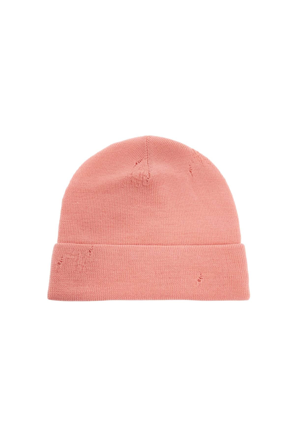 Acne Studios Distressed Wool Beanie Hat In