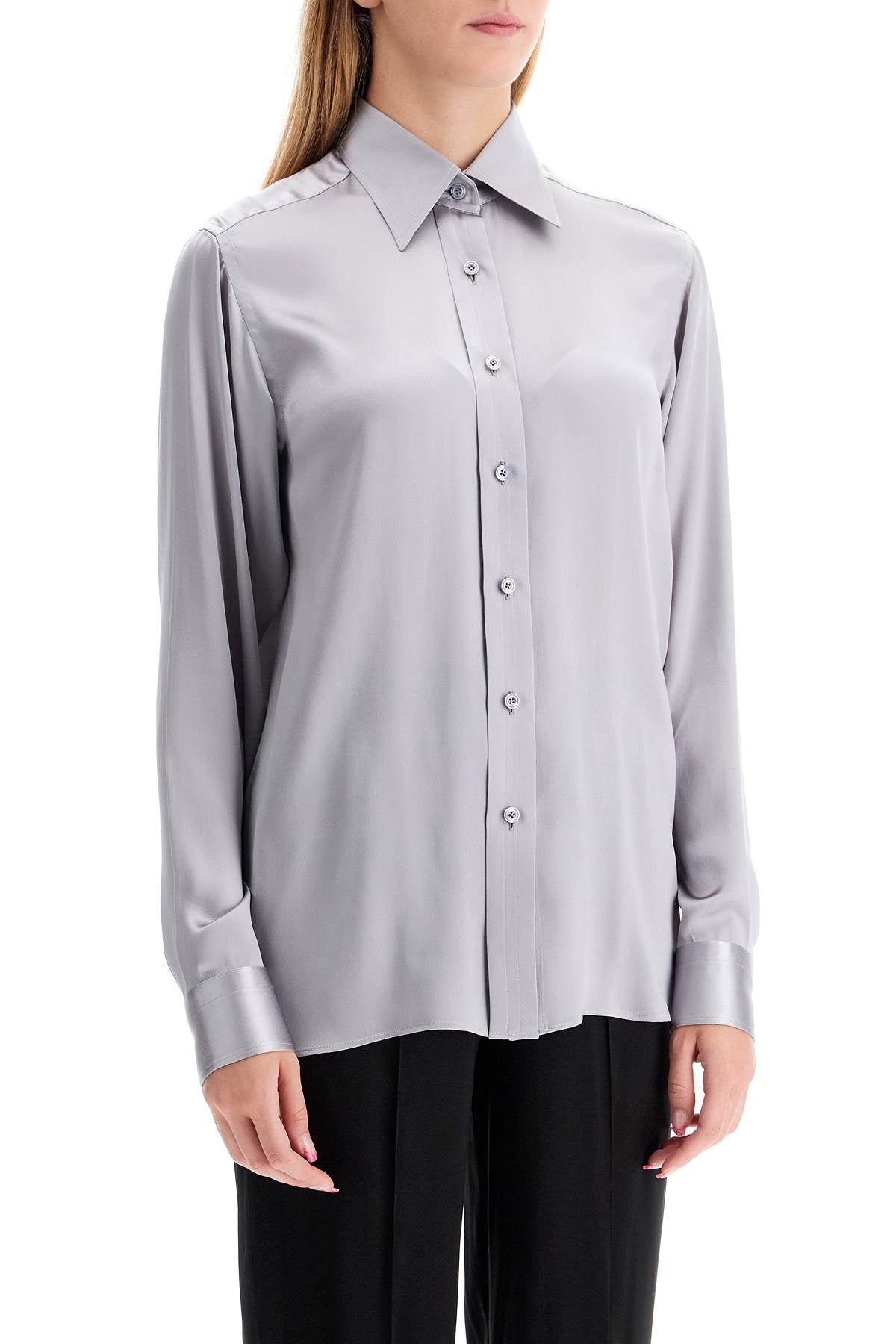 TOM FORD Camicia In Raso Di Seta