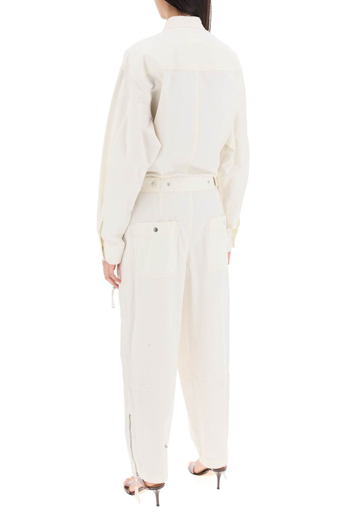 Isabel Marant Etoile Cotton Workwear Jumpsuit