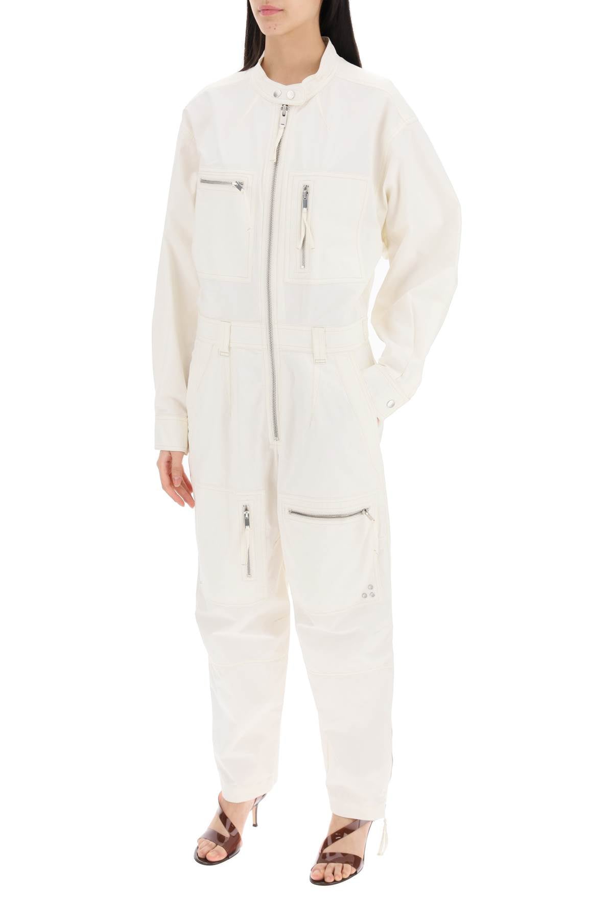 Isabel Marant Etoile Cotton Workwear Jumpsuit