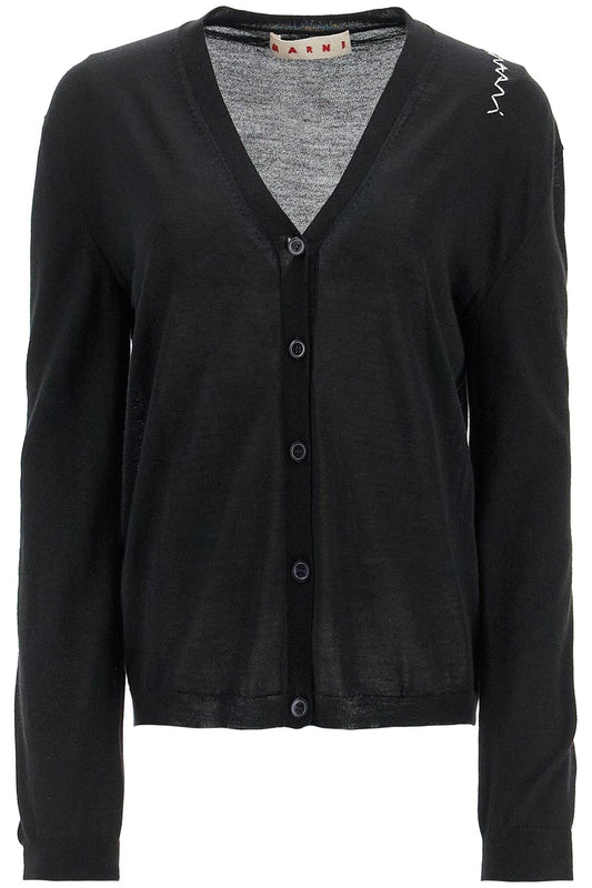 Marni Wool And Silk Blend Cardigan