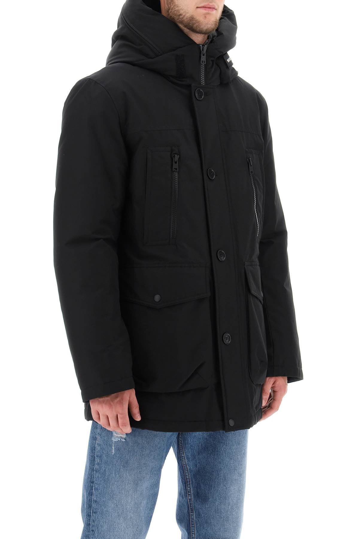 WOOLRICH Parka Arctic In Tessuto Ramar