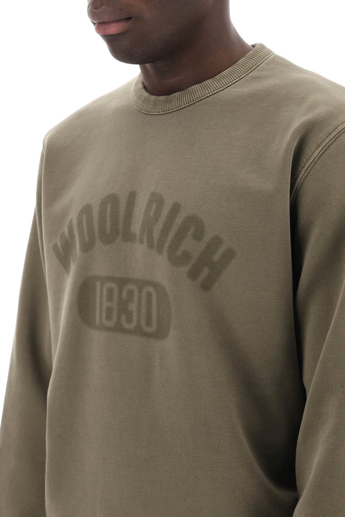 Woolrich Vintage Logo Sweatshirt With A