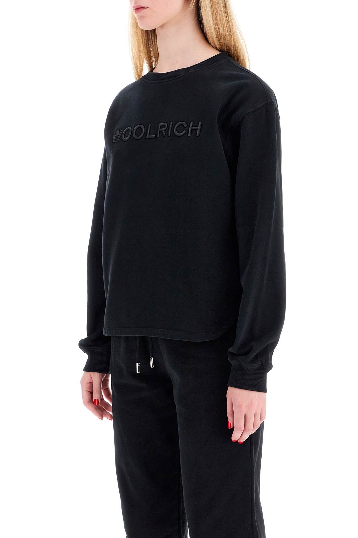 Woolrich Embroidered Logo Crewneck