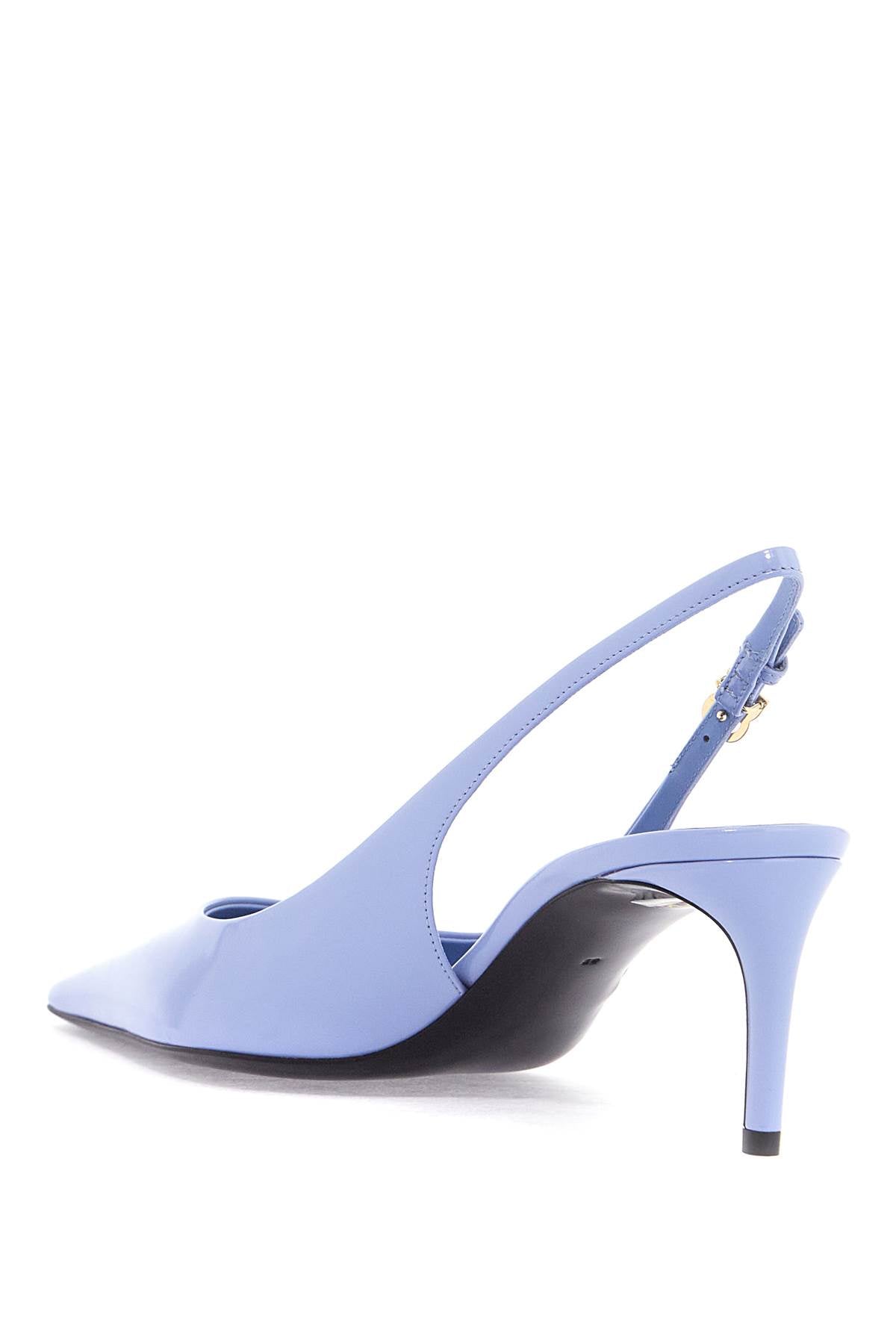 Dolce & Gabbana Glossy Leather Slingback D