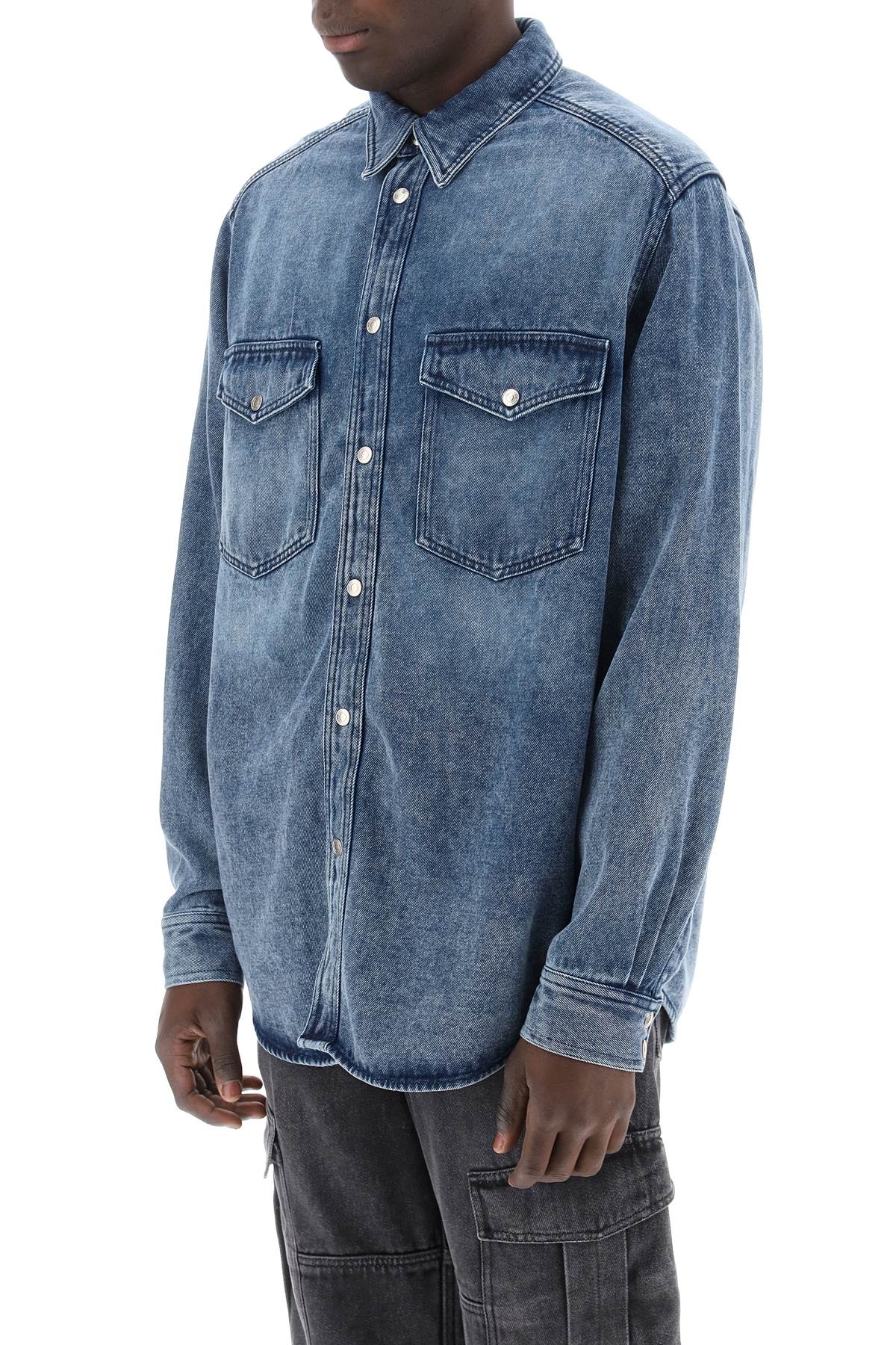 Marant Overshirt In Denim Tailly