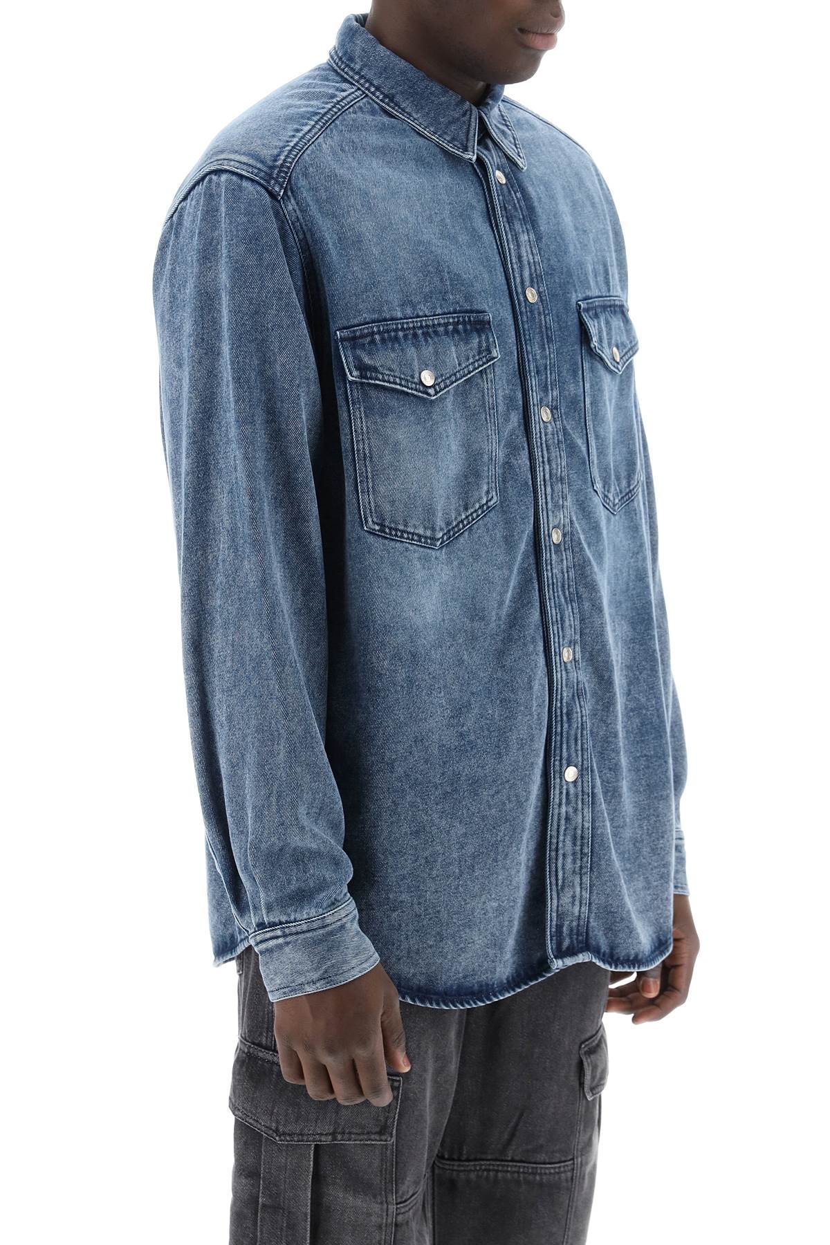 Marant Overshirt In Denim Tailly