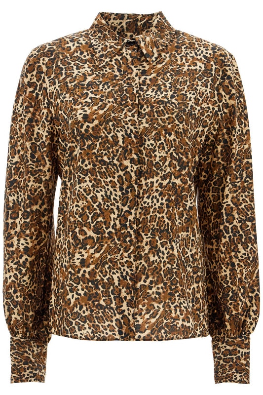 Isabel Marant Teysa Silk Leopard Print