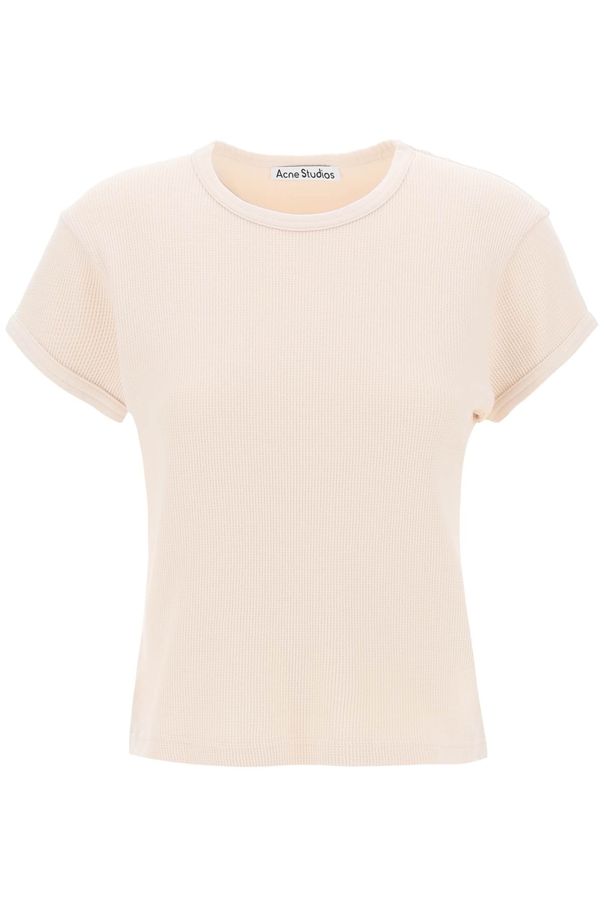 Acne Studios Cotton Honeycomb Pattern T-Shirt