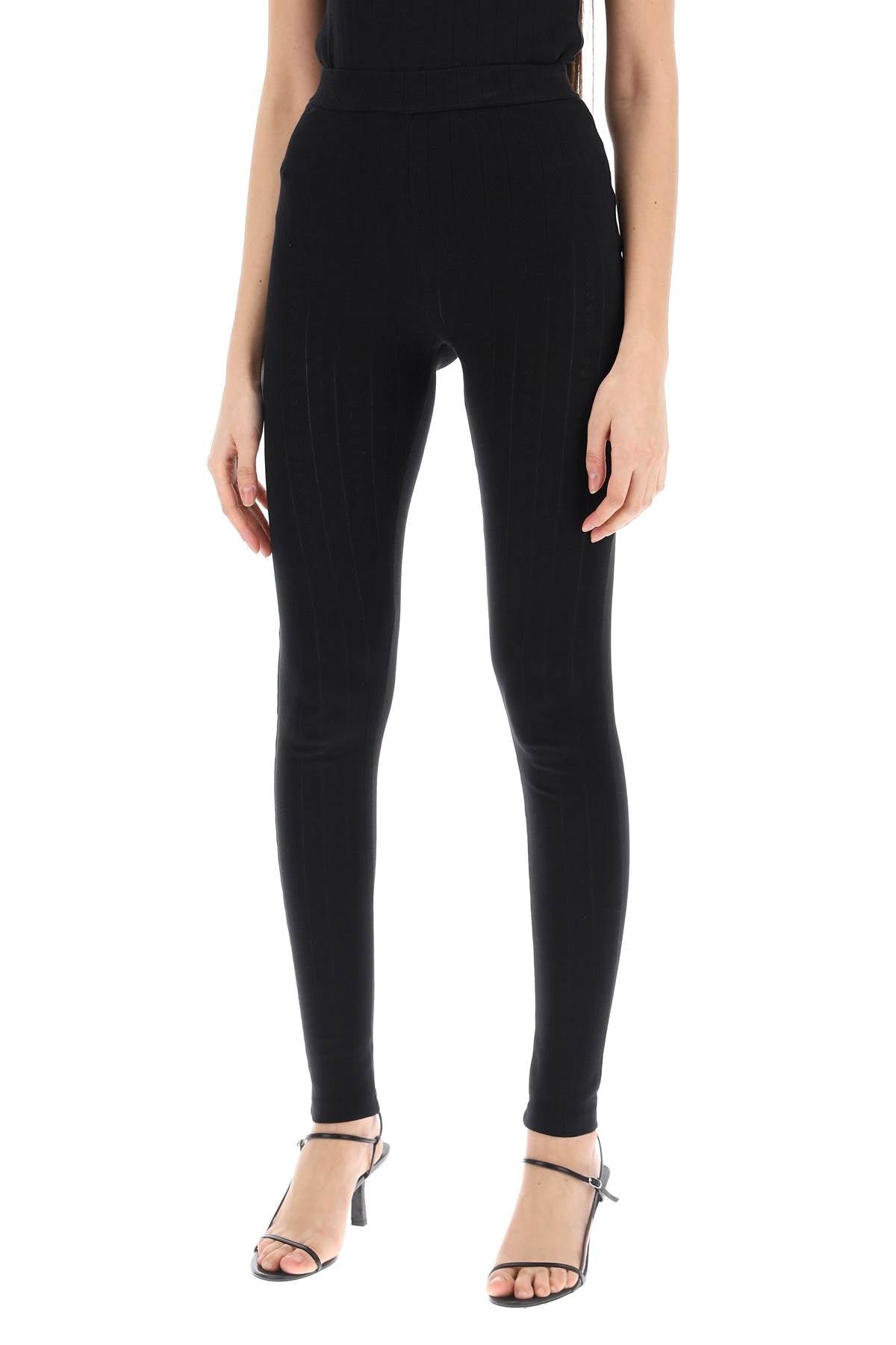 SKALL STUDIO Leggings Edie In Maglia Pointelle