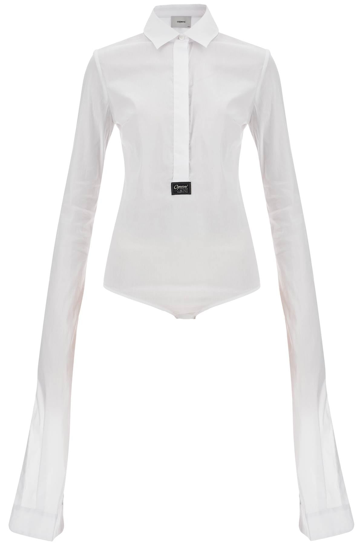 COPERNI Camicia Body Con Maniche Extra Lunghe