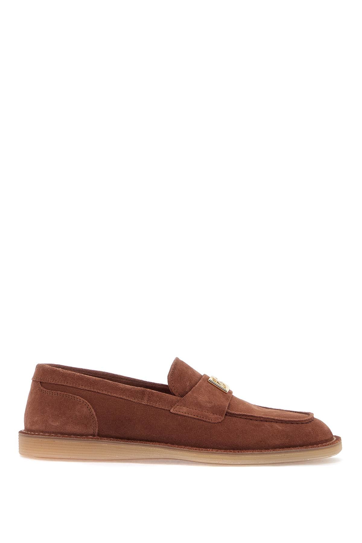 Dolce & Gabbana Suede Leather Moccas