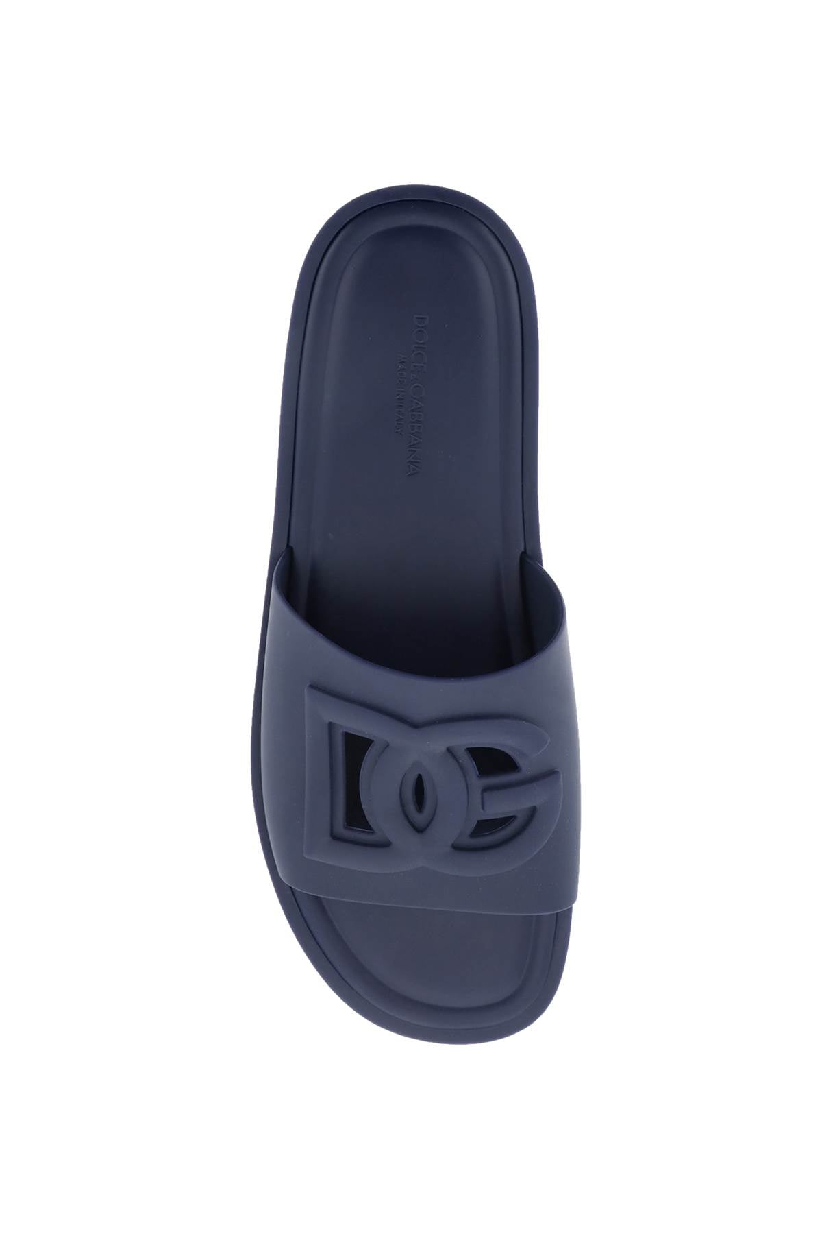 DOLCE & GABBANA Slides In Gomma Con Logo Dg