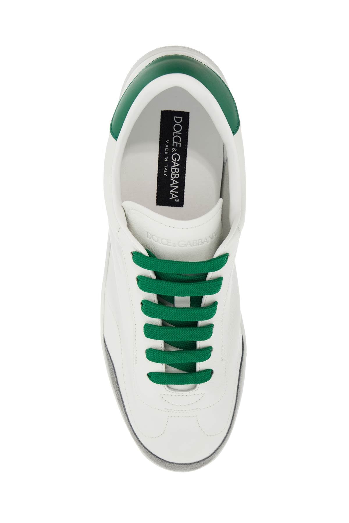 Dolce & Gabbana Leather Saint Tropez Sneakers In