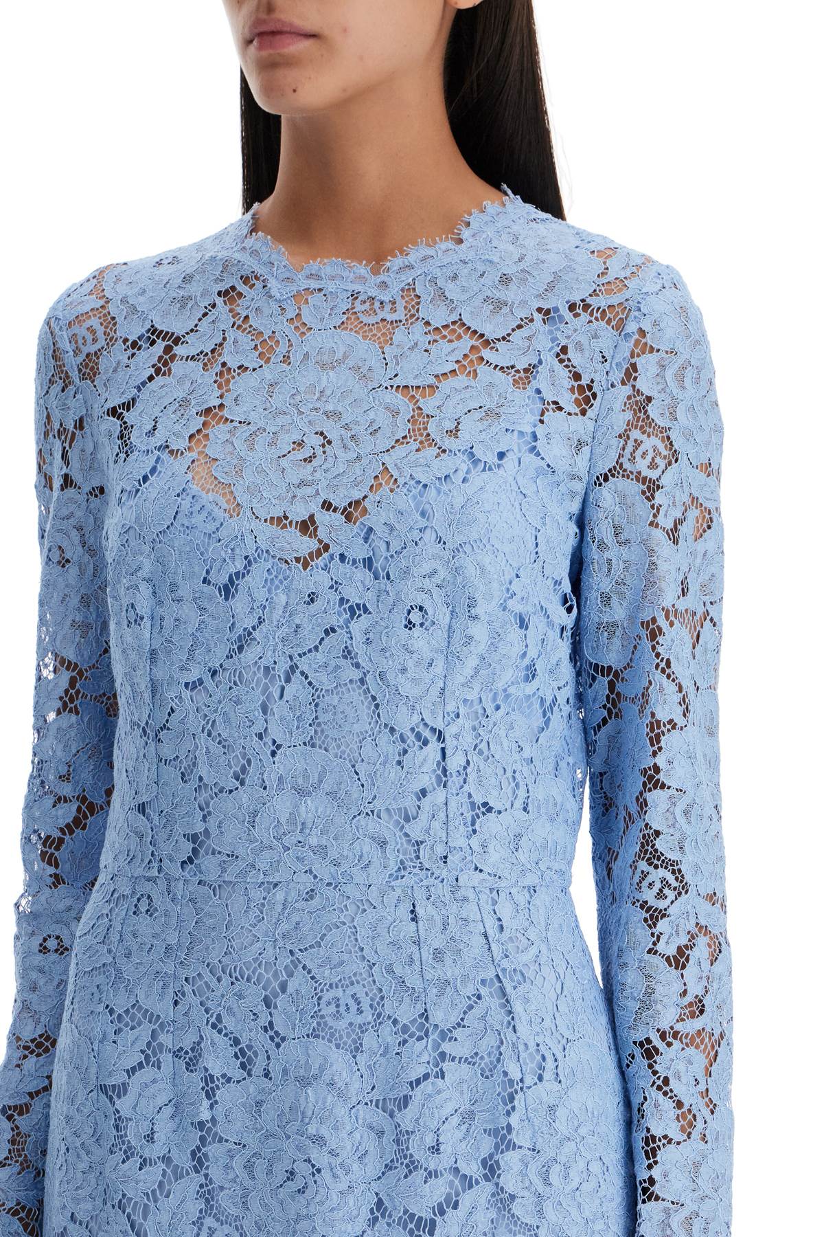 Dolce & Gabbana Lace Sheath Dress With A