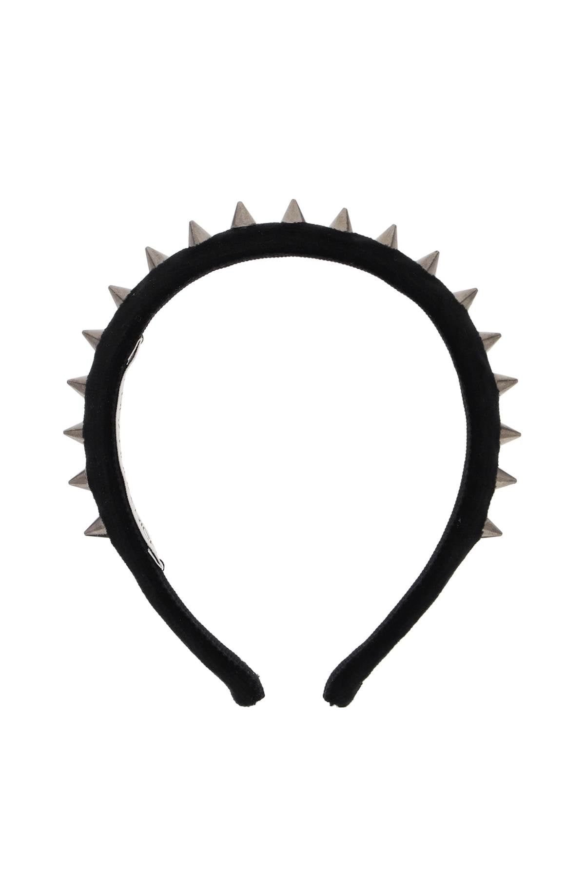 Alessandra Rich Velvet Headband With Spike