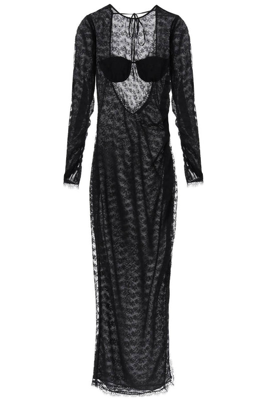 Alessandra Rich Long Lace Gown