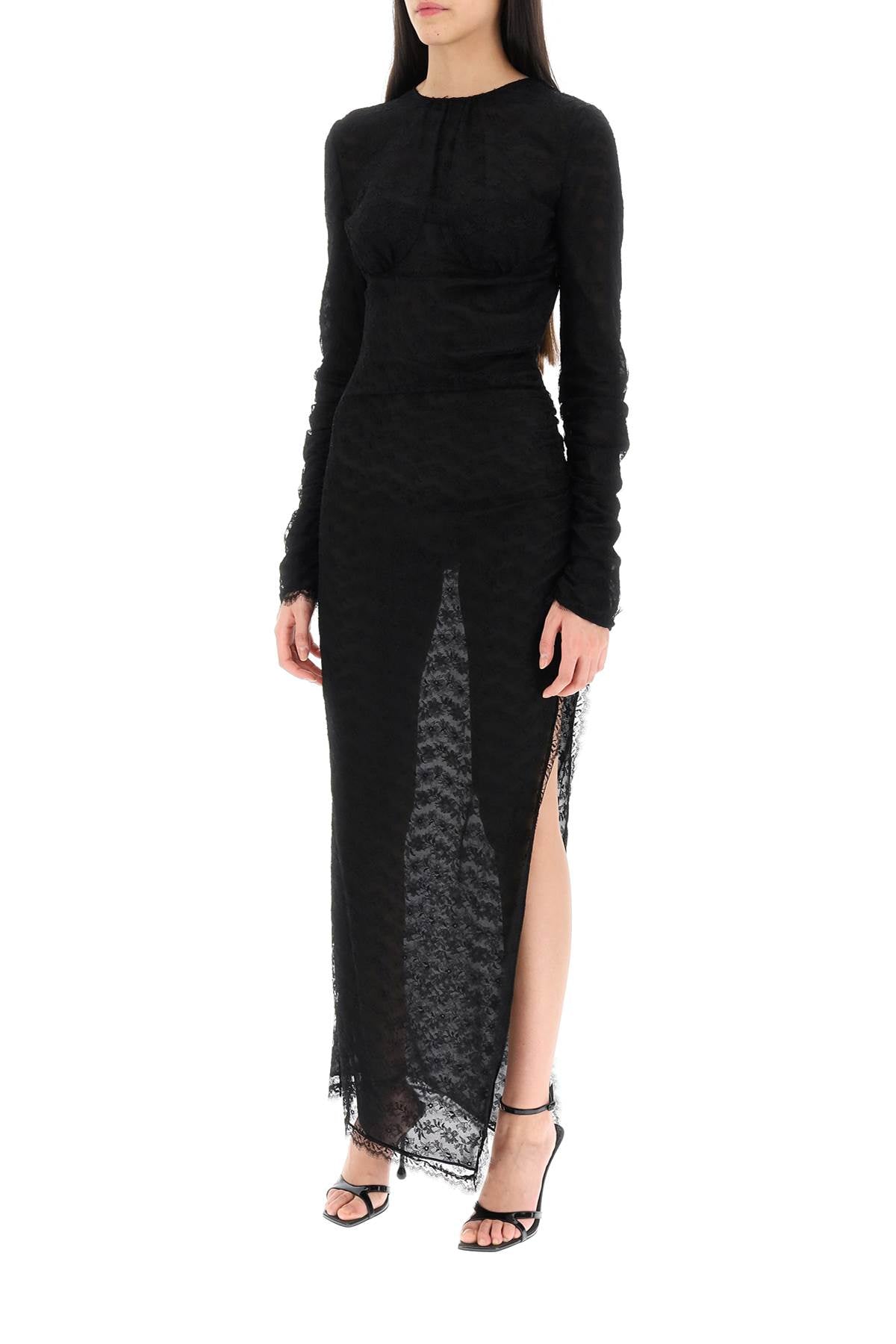 Alessandra Rich Long Lace Gown