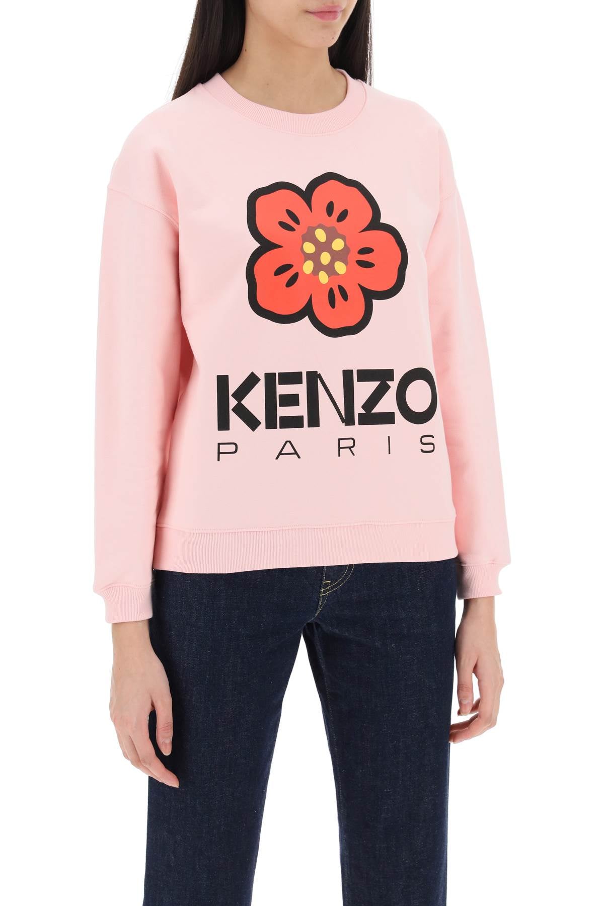 Kenzo Bok Flower Crew-Neck Sweatshirt