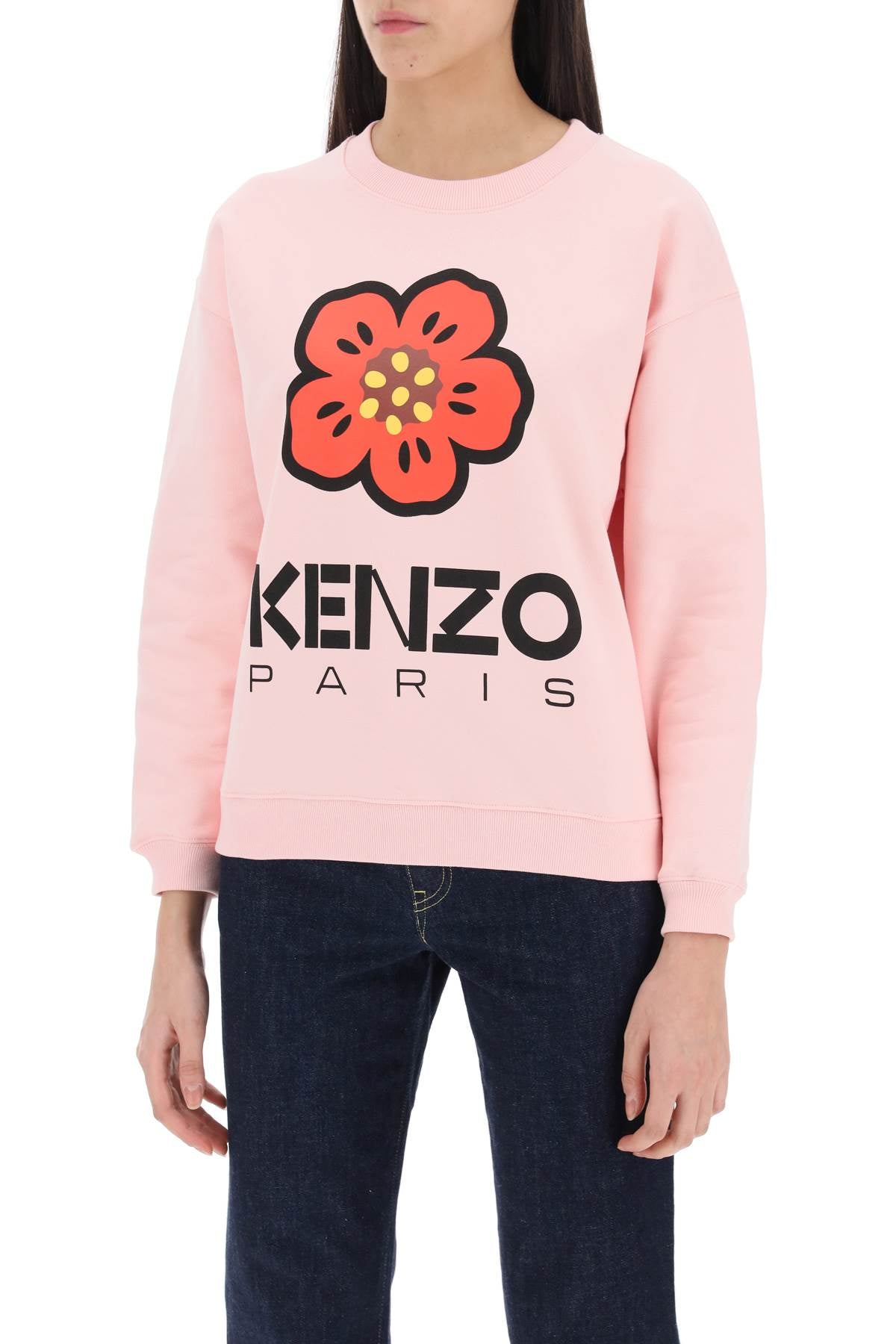 Kenzo Bok Flower Crew-Neck Sweatshirt