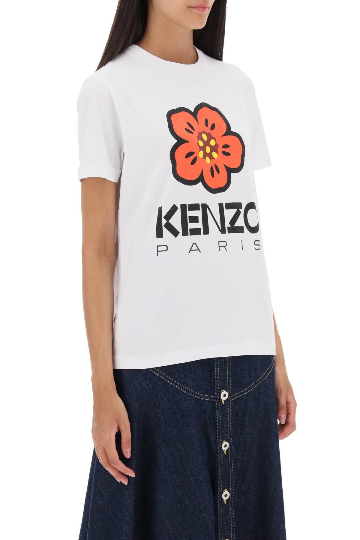 Kenzo Boke Flower Printed T-Shirt