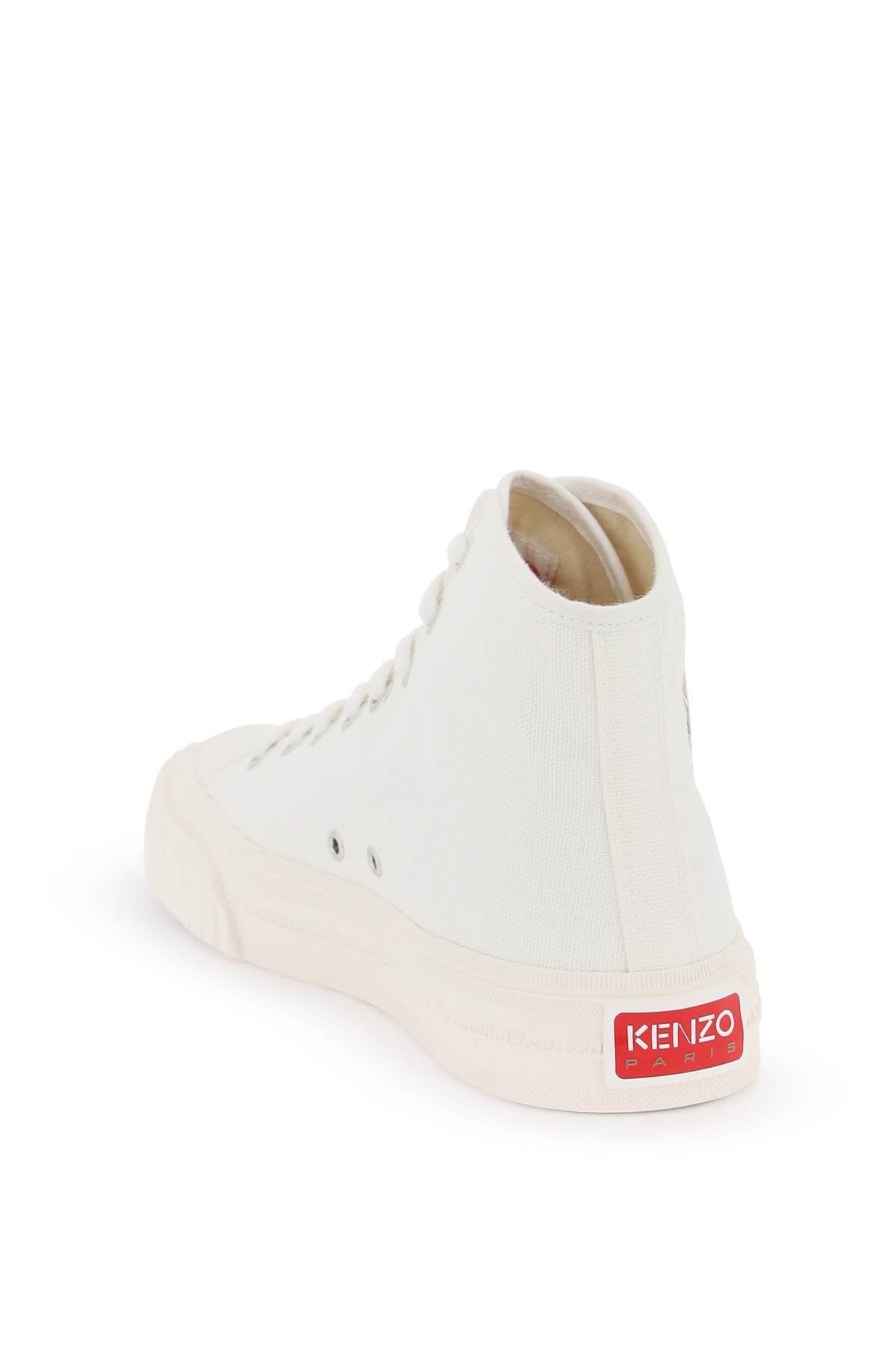 Kenzo Canvas High-Top Sneakers