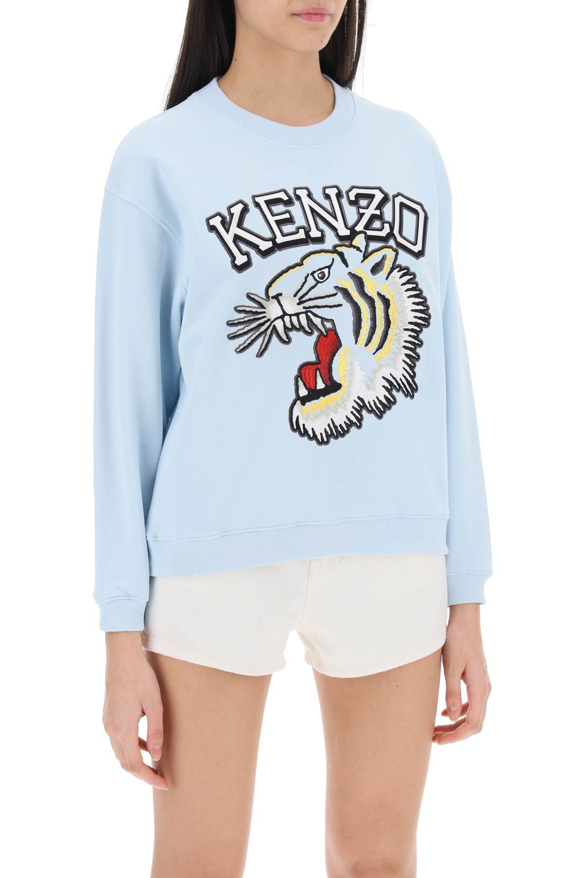 Kenzo Tiger Varsity Crew-Neck Sweatshirt