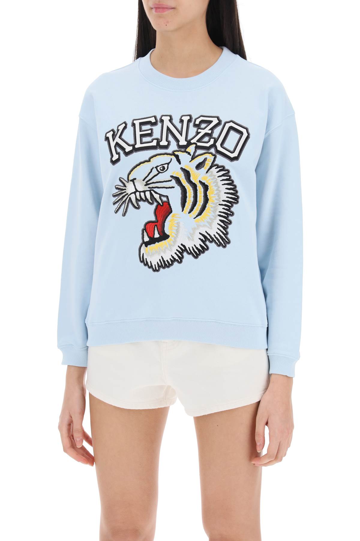 Kenzo Tiger Varsity Crew-Neck Sweatshirt