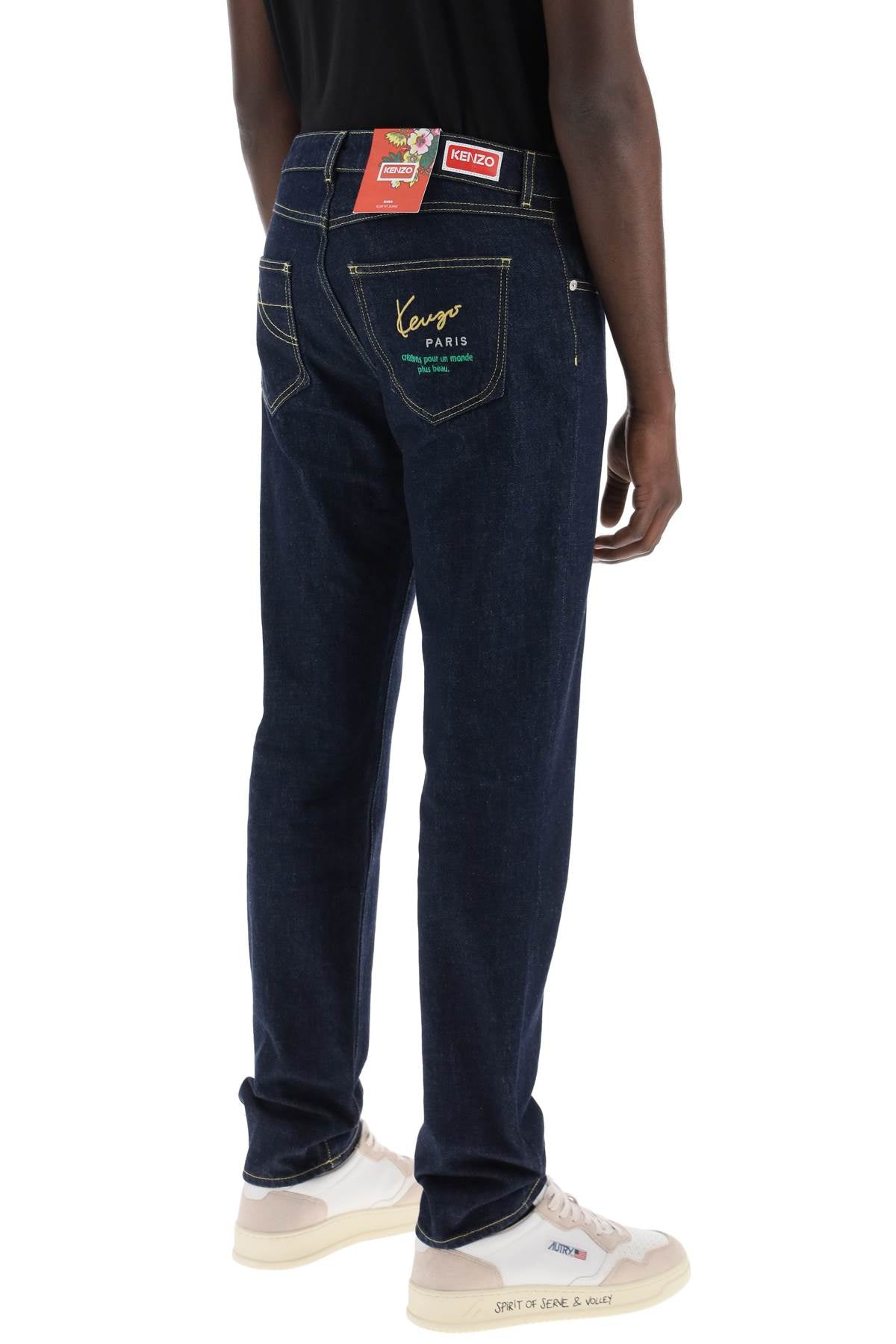 Kenzo Slim Fit Bara Jeans